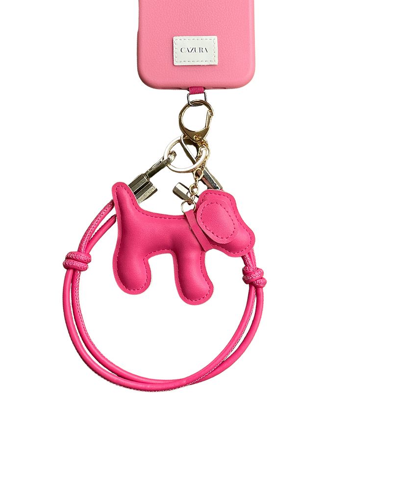 iPhone 16 Pro Max Peony Pink Dogcharm + Handstrap