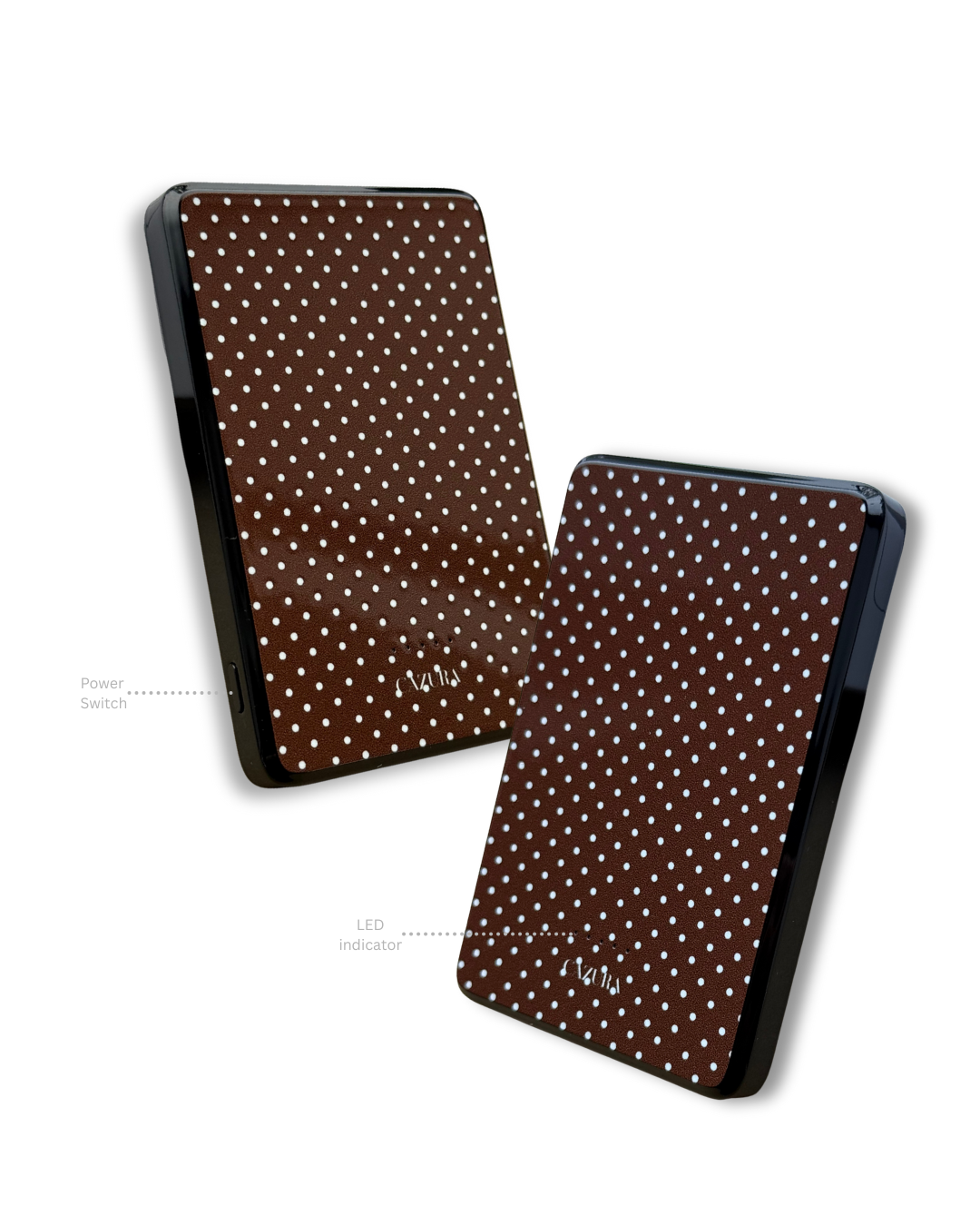 Brown Polkadot MagSafe Powerbank