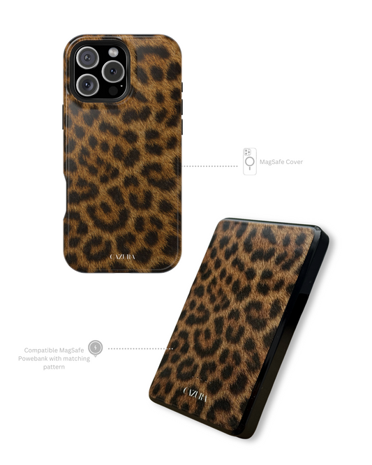 Elysian Leopard print MagSafe Bundle iPhonecase + Powerbank