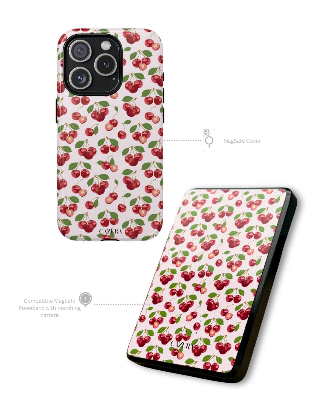 Cherrybliss MagSafe iPhonecase + Powerbank