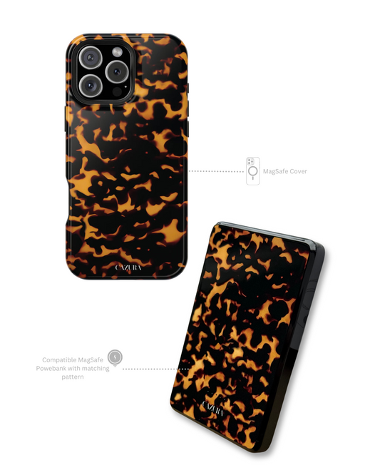 Tortoise MagSafe iPhone case + Powerbank